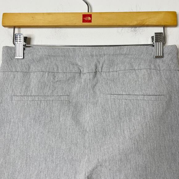 Hilary Radley Women's Ankle Dress Pants S Gray Pull On Stretch Mid Rise Career - Picture 4 of 6